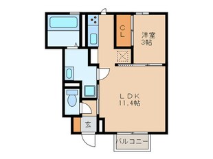 テディハウス大治の物件間取画像